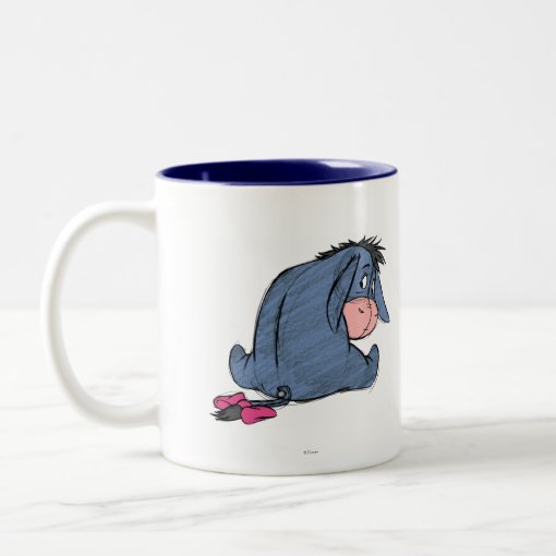 Sketch Eeyore 1 Two-Tone Coffee Mug | Zazzle