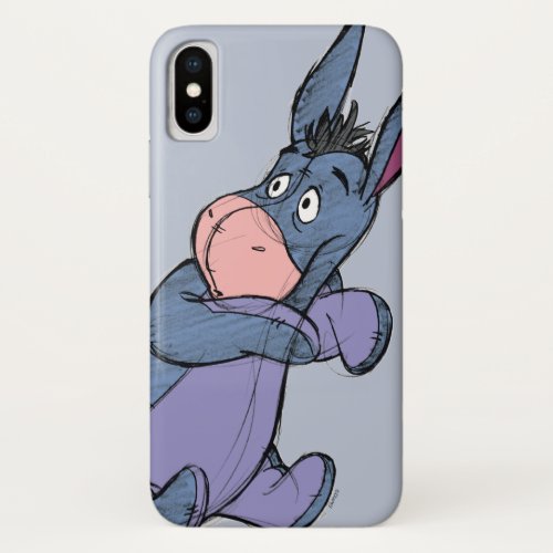 Sketch Eeyore 2 iPhone X Case