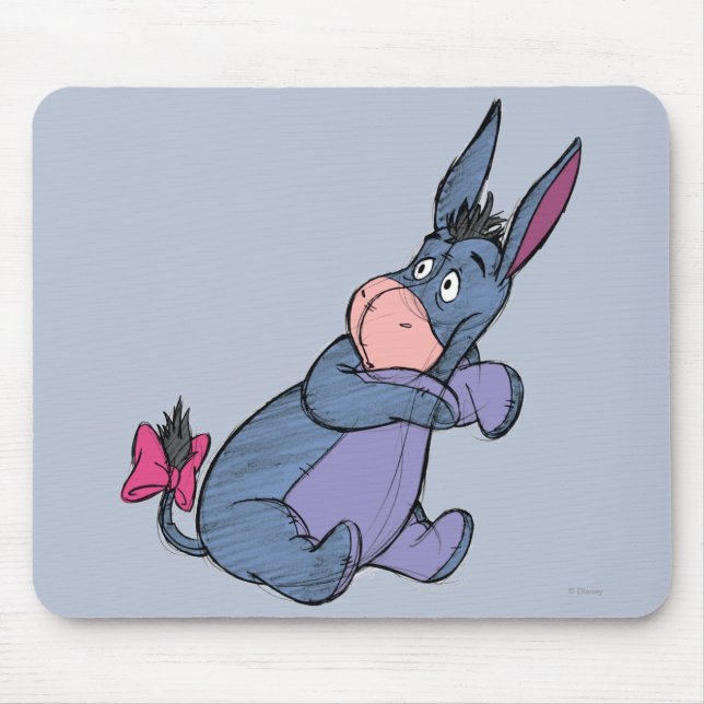 Sketch Eeyore 2 Mouse Pad (Front)