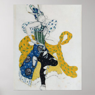 Sketch for the ballet 'La Peri', by Paul Dukas Poster