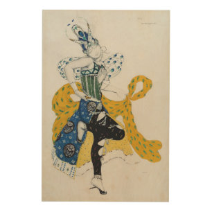 Sketch for the ballet 'La Peri', by Paul Dukas Wood Wall Art