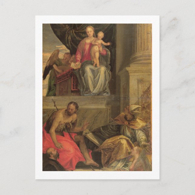 Sketch for the Bevilacqua Altarpiece Postcard (Front)