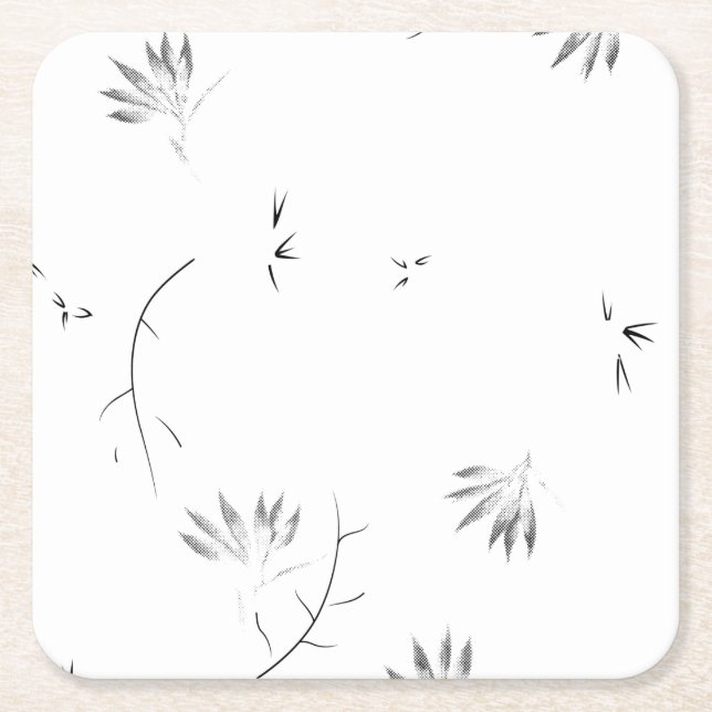 Sketch, Granite Paper Coaster (Front)