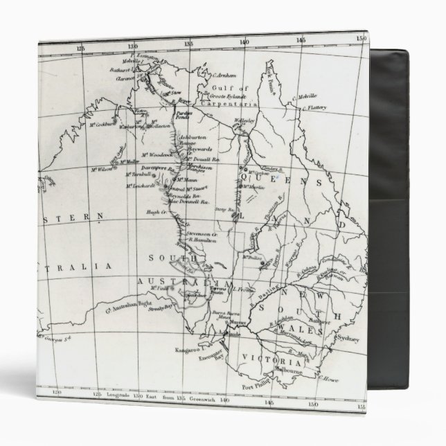 Sketch map of Australia Binder (Front/Inside)