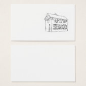 Sketch of an Old House, with Shutters. (Front & Back)