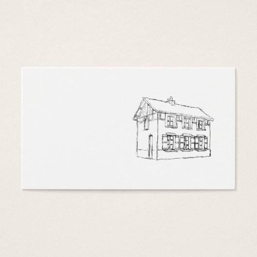 Sketch of an Old House, with Shutters. (Front)