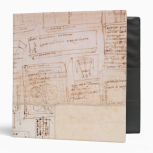 Sketch of Marble Blocks for Statues with Notes Binder