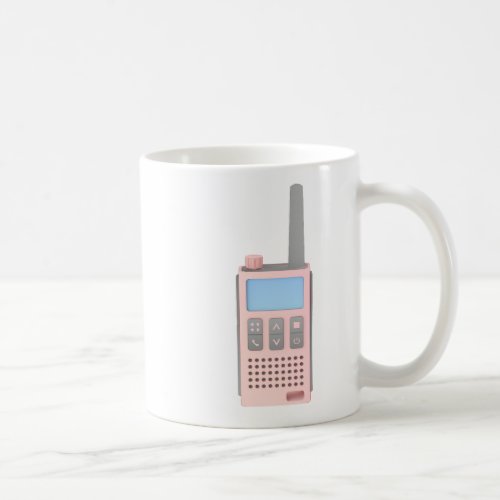 Sketch of modern walkie talkie coffee mug