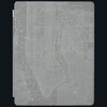 Sketch of New York City Map iPad Smart Cover<br><div class="desc">Sketch of New York City Map. Artist: Vision Studio. Image ID: 64746Z.</div>
