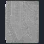 Sketch of New York City Map iPad Smart Cover<br><div class="desc">Sketch of New York City Map. Artist: Vision Studio. Image ID: 64746Z.</div>