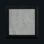Sketch of New York City Map Jewelry Box<br><div class="desc">Sketch of New York City Map. Artist: Vision Studio. Image ID: 64746Z.</div>