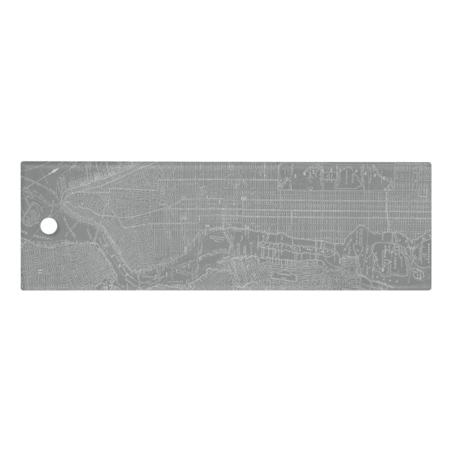 Sketch of New York City Map Ruler (Front)