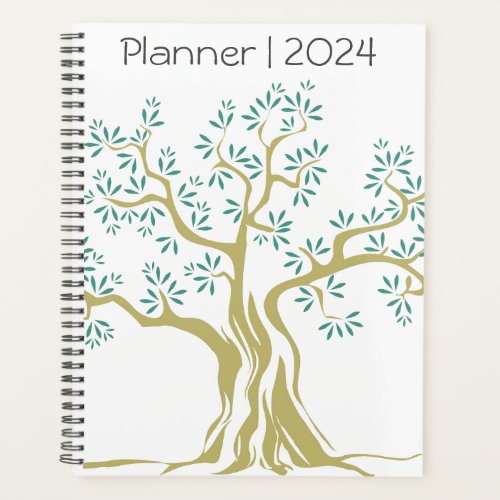 Sketch of Olive tree 2024 year Planner