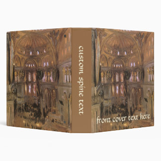 Sketch of Santa Sophia by John Singer Sargent 3 Ring Binder
