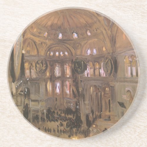 Sketch of Santa Sophia by John Singer Sargent Coaster