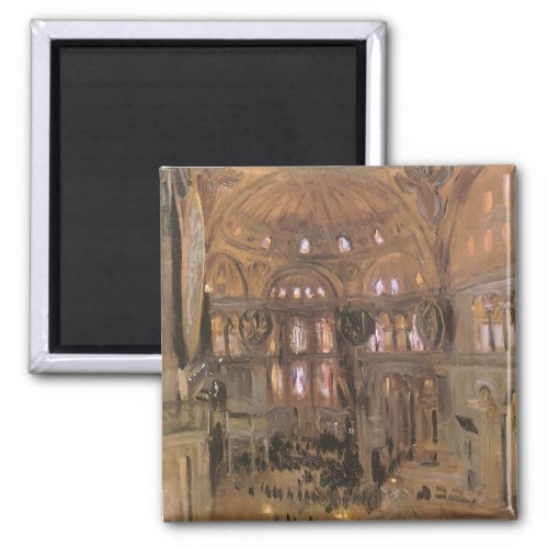 Sketch of Santa Sophia by John Singer Sargent Magnet