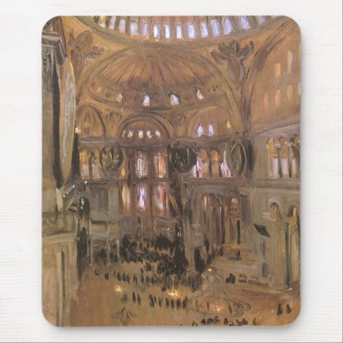 Sketch of Santa Sophia by John Singer Sargent Mouse Pad