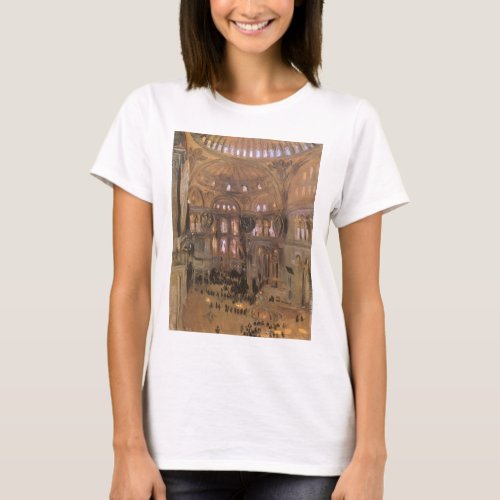 Sketch of Santa Sophia by John Singer Sargent T_Shirt