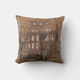 Sketch of Santa Sophia by John Singer Sargent Throw Pillow