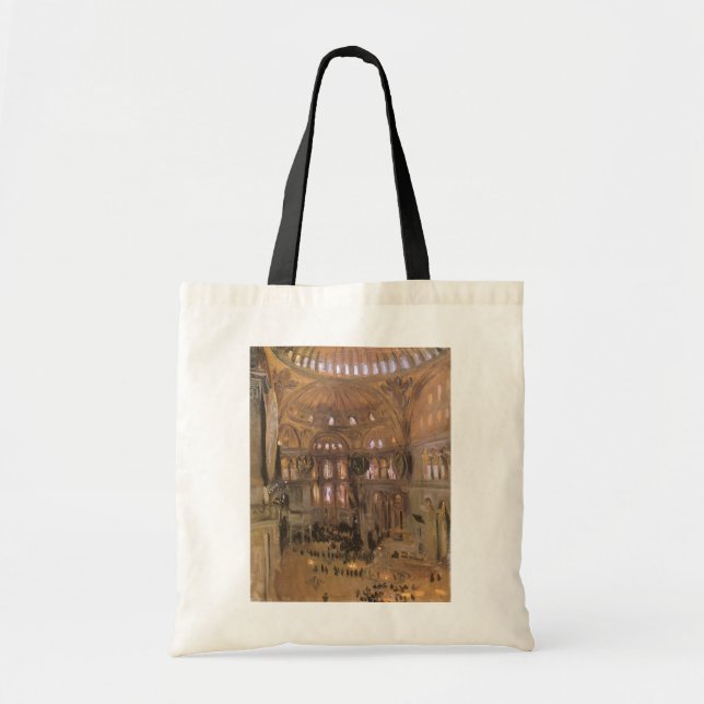Sketch of Santa Sophia by John Singer Sargent Tote Bag (Front)