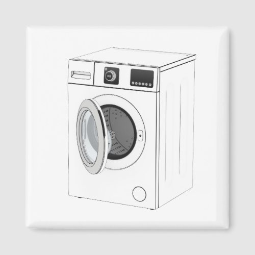 Sketch of washing machine magnet