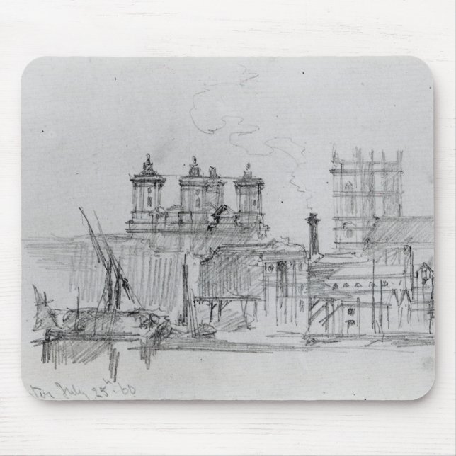 Sketch of Westminster, 1860 Mouse Pad (Front)