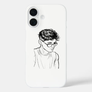 Sketch Soul Art Boy – Custom iPhone Case