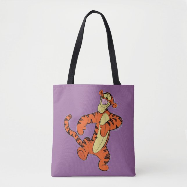 Sketch Tigger Tote Bag (Front)