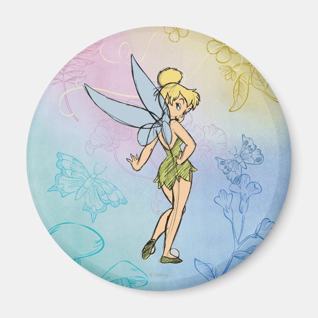 Sketch Tinker Bell 2 Magnet (Front)