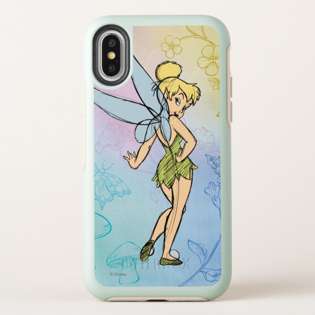 Sketch Tinker Bell 2 Otterbox iPhone Case (Back)