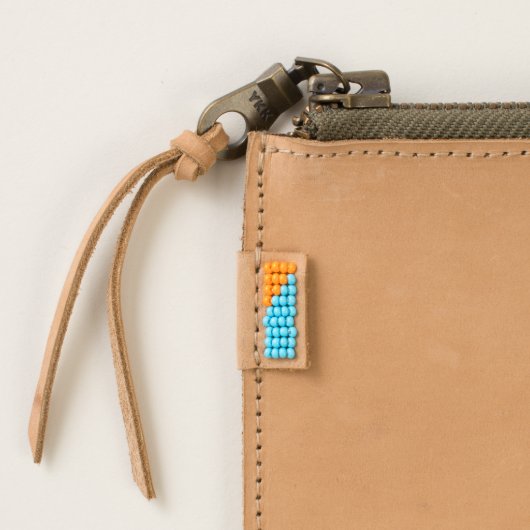 Sketch Tinker Bell | Monogram Leather Travel Pouch (Detail (Beads))