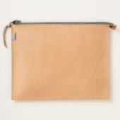 Sketch Tinker Bell | Monogram Leather Travel Pouch (Front)