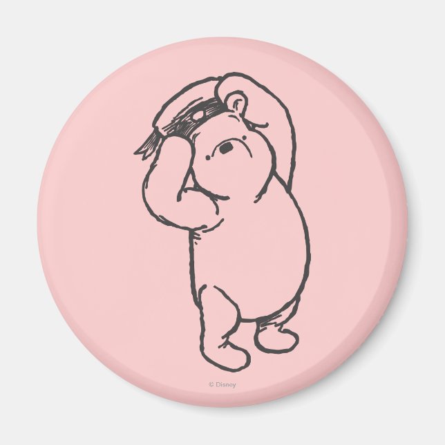 Sketch Winnie the Pooh 1 Magnet (Front)