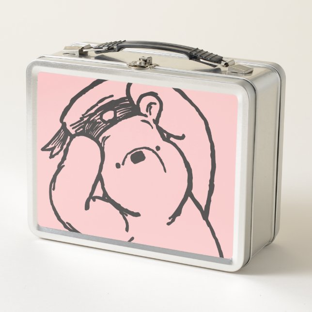 Sketch Winnie the Pooh 1 Metal Lunch Box (Front)