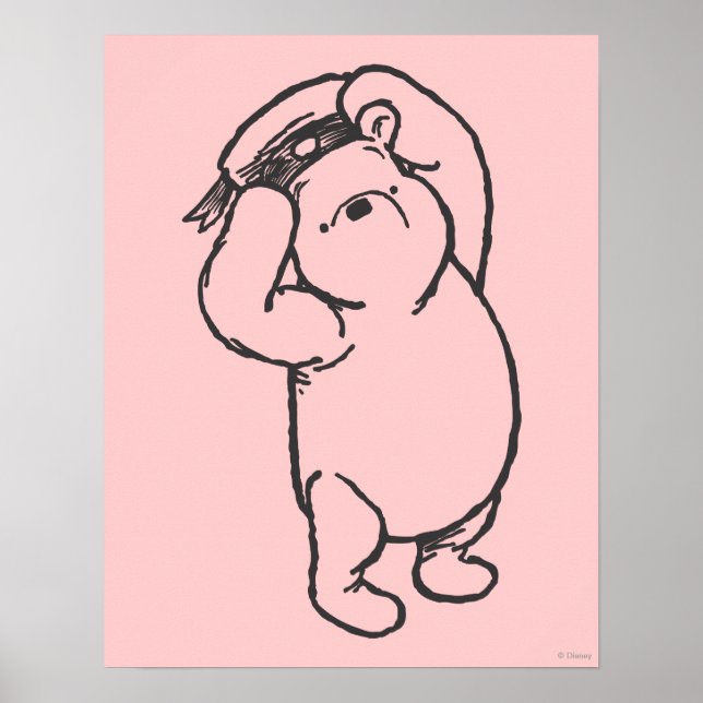 Sketch Winnie the Pooh 1 Poster (Front)