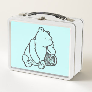 Sketch Winnie the Pooh 2 Metal Lunch Box