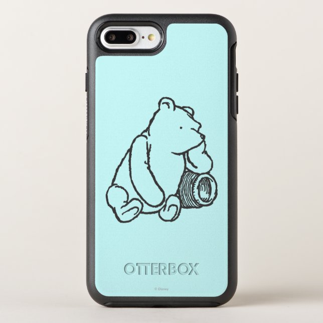 Sketch Winnie the Pooh 2 Otterbox iPhone Case (Back)
