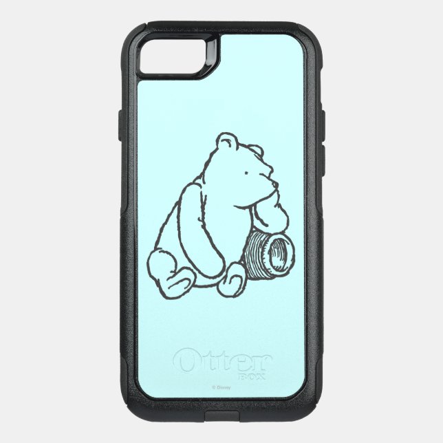 Sketch Winnie the Pooh 2 Otterbox iPhone Case (Back)