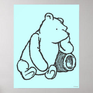 Sketch Winnie the Pooh 2 Poster