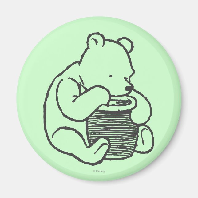 Sketch Winnie the Pooh 3 Magnet (Front)