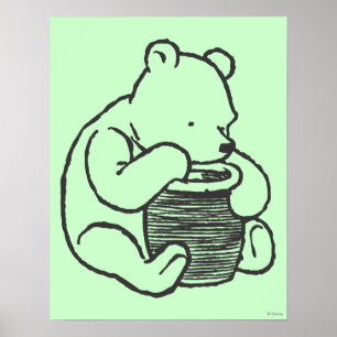Sketch Winnie the Pooh 3 Poster
