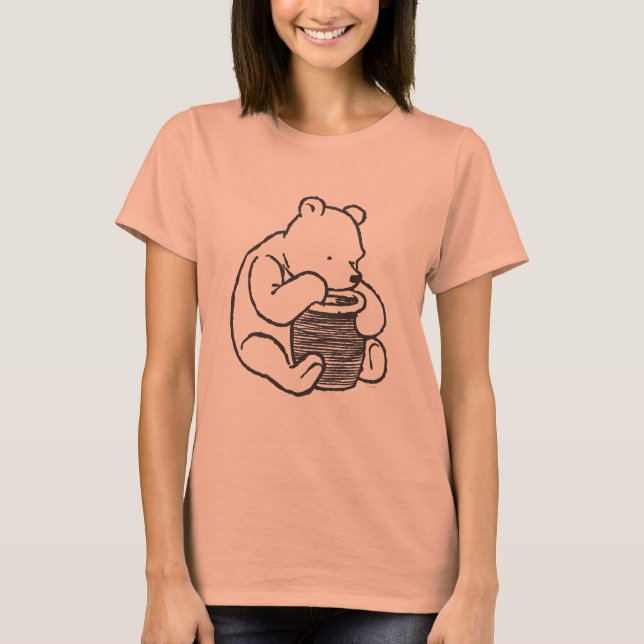 Sketch Winnie the Pooh 3 T-Shirt (Front)