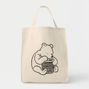 Sketch Winnie the Pooh 3 Tote Bag