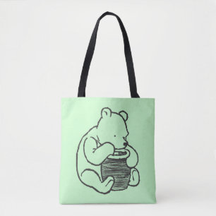 Sketch Winnie the Pooh 3 Tote Bag