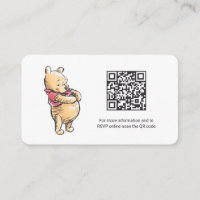 Sketch Winnie the Pooh Baby Shower Gift Registry