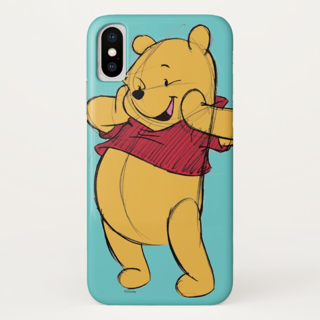 Sketch Winnie the Pooh Case-Mate iPhone Case (Back)