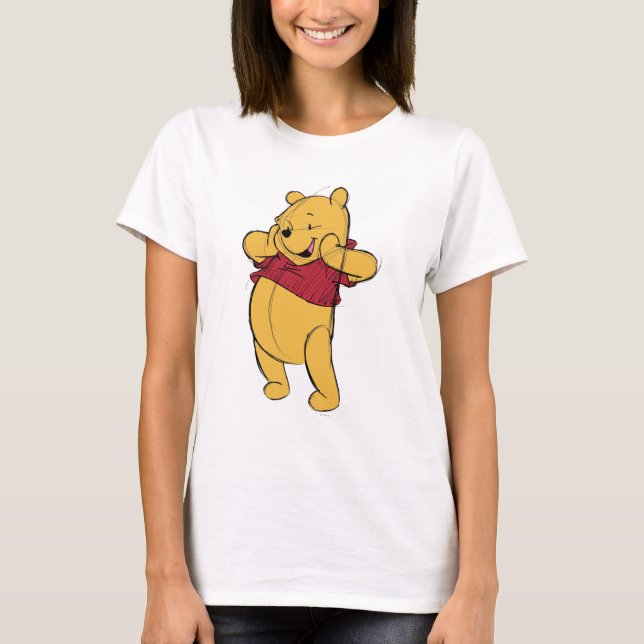 Sketch Winnie the Pooh T-Shirt (Front)