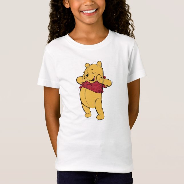 Sketch Winnie the Pooh T-Shirt (Front)