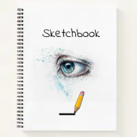 8.5 x 11 Black Matte Sketchbook - Sketch for Schools