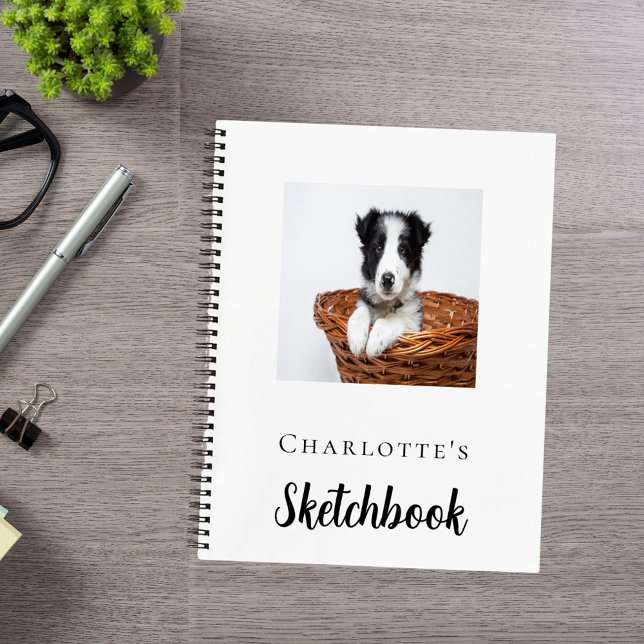 Sketchbook custom dog pet photo notebook (Creator Uploaded)